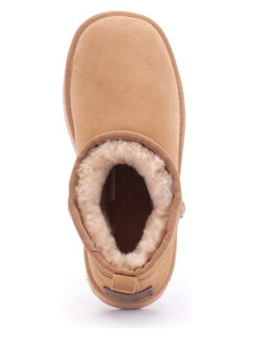 Warmbat Leder-Boots "Durack" in Hellbraun