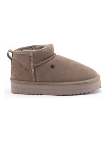 Warmbat Leder-Boots "Durack" in Beige