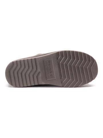 Warmbat Leder-Hausschuhe "Willow" in Beige