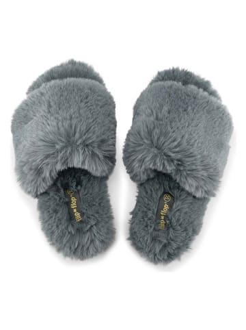Flip Flop Hausschuhe in Anthrazit