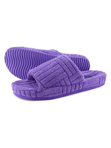 Flip Flop Hausschuhe in Lila