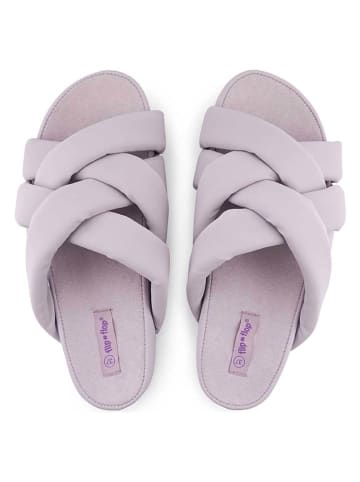 Flip Flop Hausschuhe in Lila