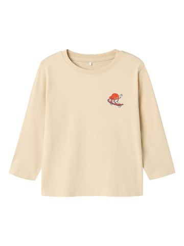 name it Longsleeve "Otis" in Creme/ Blau/ Orange
