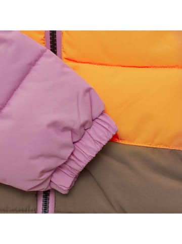 Color Kids Doorgestikte jas lichtroze/oranje/lichtbruin