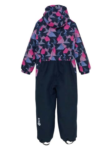 Color Kids Kombinezon zimowy w kolorze granatowym ze wzorem