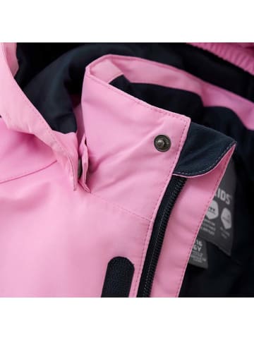 Color Kids Kombinezon zimowy w kolorze jasnoróżowo-granatowym