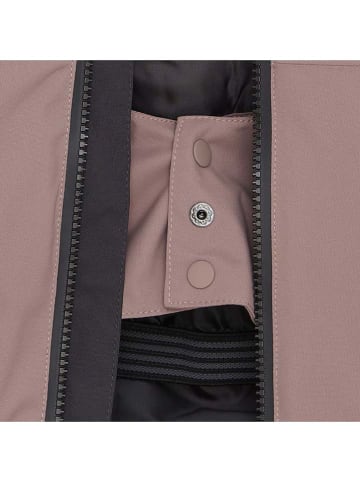Color Kids Ski-/ Snowboardjacke in Schwarz/ Lila/ Hellbraun