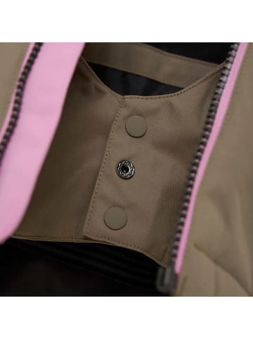 Color Kids Ski-/ Snowboardjacke in Rosa/ Orange/ Khaki