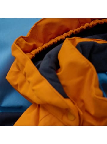 Color Kids Ski-/ Snowboardjacke in Orange/ Blau/ Hellblau