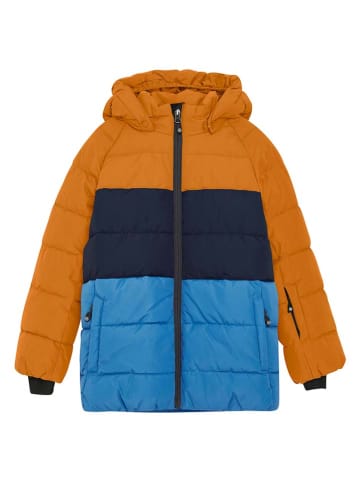 Color Kids Ski-/ Snowboardjacke in Orange/ Blau