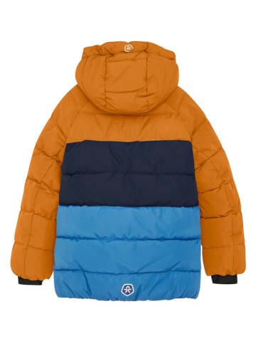 Color Kids Ski-/ Snowboardjacke in Orange/ Blau