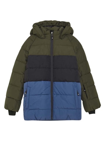 Color Kids Ski-/ Snowboardjacke in Khaki/ Blau