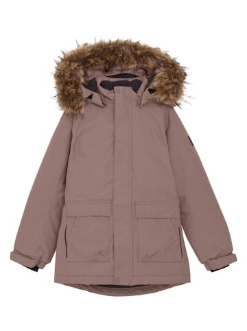 Color Kids Parka in Hellbraun