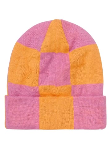 Color Kids Mütze in Rosa/ Orange