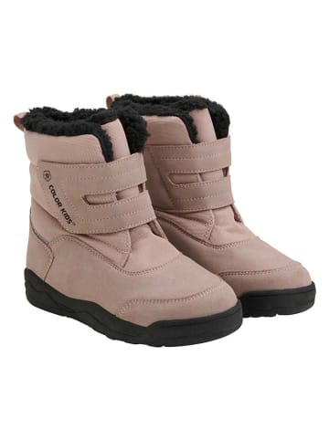 Color Kids Winterboots in Hellbraun