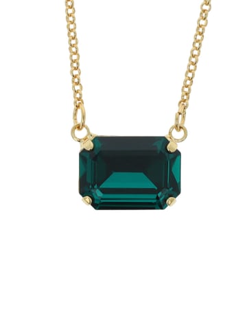Otazu Vergulde ketting met Swarovski kristal - (L)46 cm