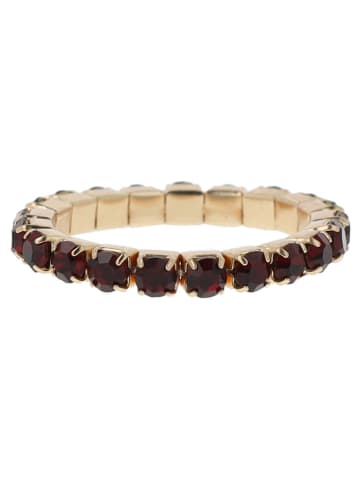 Otazu Vergulde ring met Swarovski-kristallen