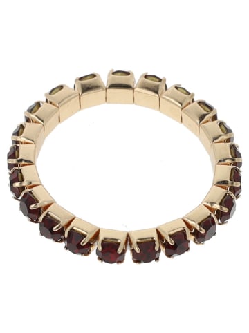 Otazu Vergulde ring met Swarovski-kristallen