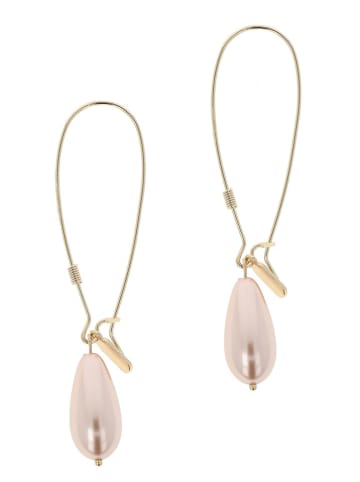 Otazu Vergulde oorhangers met Swarovski parels