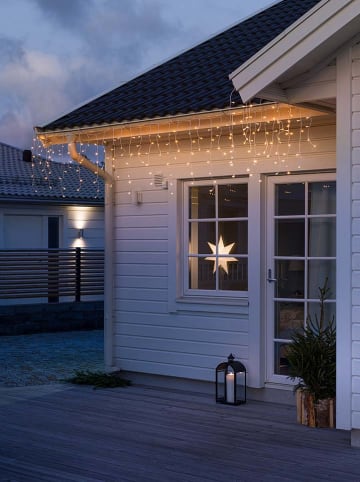 Konstsmide Ledlichtgordijn ''Ijsregen'' amber - (L)5,07 m