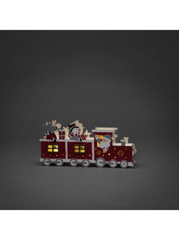 Konstsmide Houten ledsilhouet "Trein" rood - (B)29,2 x (H)13,5 x (D)5,7 cm
