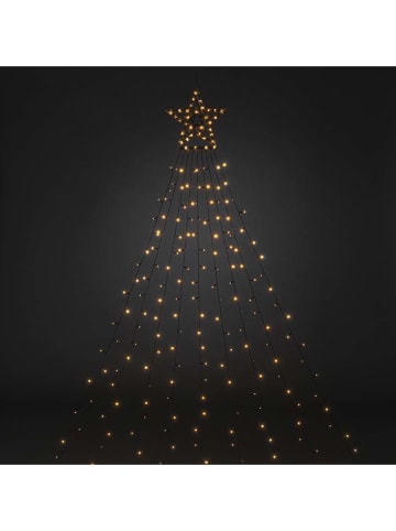 Konstsmide Ledlichtgordijn "Triangel" amber - (H)2,7 m