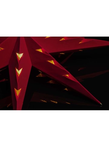 Konstsmide Dekoleuchte ''Star'' in Rot - (H)78 cm