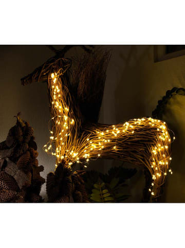 Konstsmide Ledlichtketting ''Lametta sterren'' warmwit