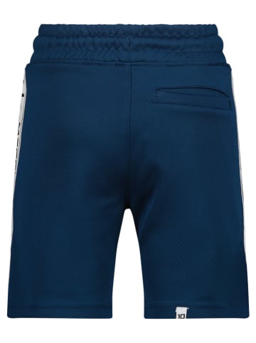Messi Sweatshorts in Dunkelblau/ Weiß