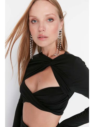 trendyol Top in Schwarz