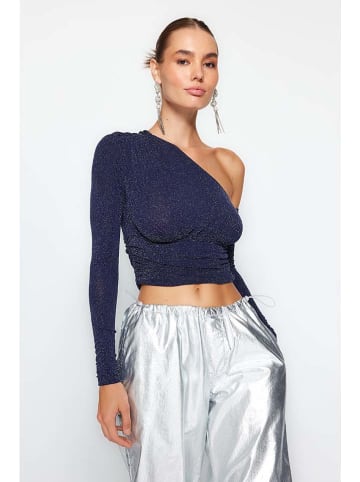 trendyol Bluse in Dunkelblau