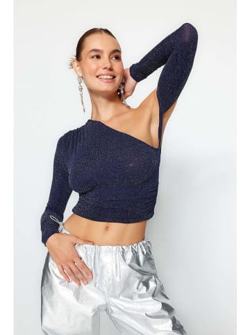 trendyol Bluse in Dunkelblau