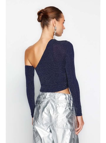 trendyol Bluse in Dunkelblau
