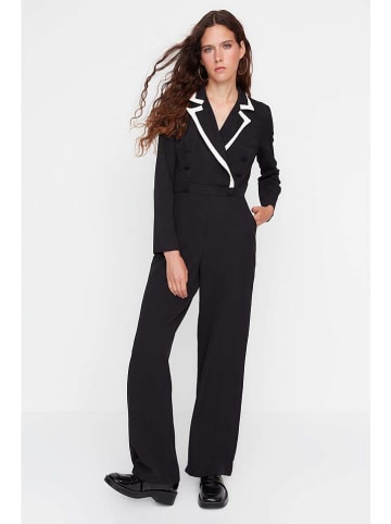 trendyol Jumpsuit in Schwarz/ Weiß