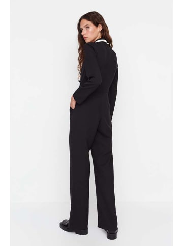 trendyol Jumpsuit in Schwarz/ Weiß