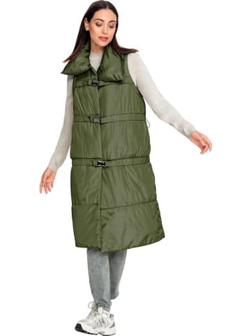 Heine Steppweste in Khaki