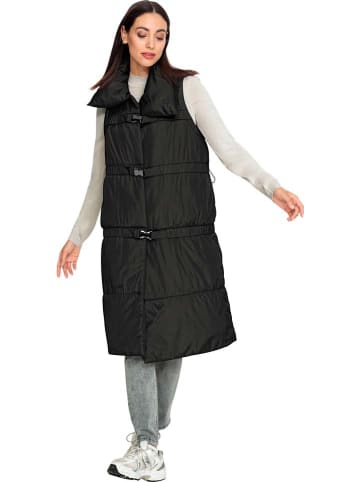 Heine Doorgestikte bodywarmer zwart