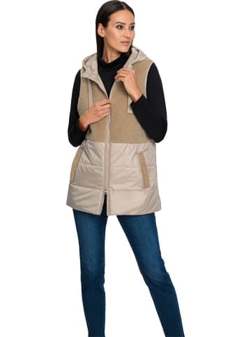 Heine Doorgestikte bodywarmer beige