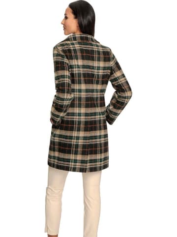 Heine Übergangsmantel in Beige/ Schwarz