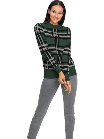 Heine Sweter w kolorze ciemnozielonym