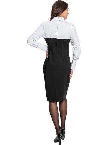 Heine Kleid in Schwarz/ Weiß