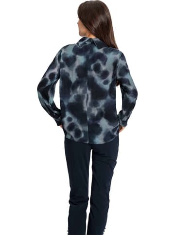 Heine Bluse in Blau/ Schwarz