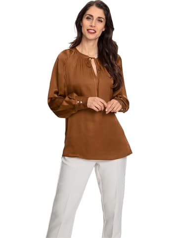 Heine Bluse in Hellbraun