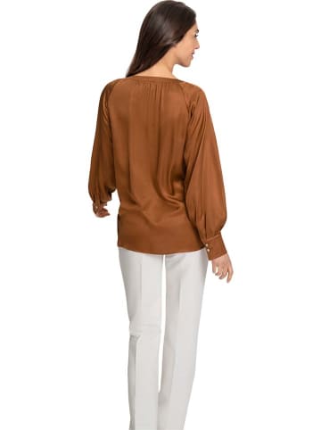 Heine Bluse in Hellbraun