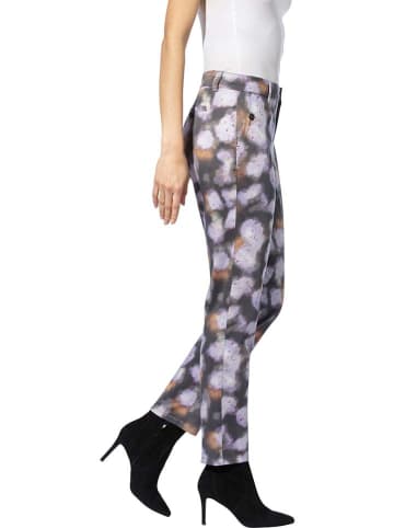 Heine Marlenehose in Grau/ Lila