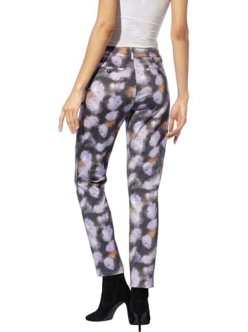 Heine Marlenehose in Grau/ Lila