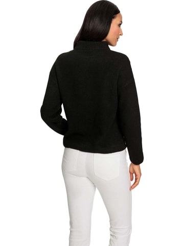 Heine Pullover in Schwarz/ Beige