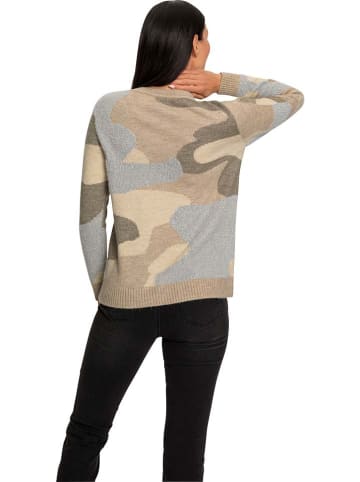 Heine Trui beige/grijs
