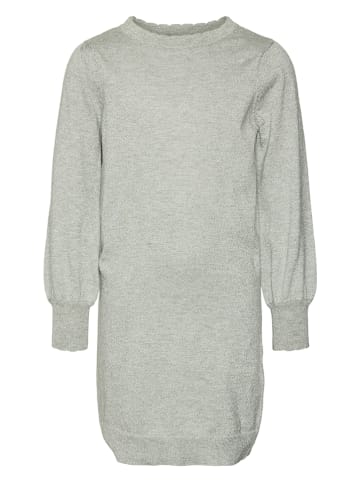 Vero Moda Girl Gebreide jurk grijs