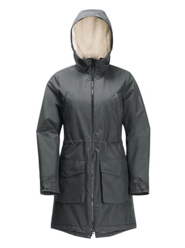 Jack Wolfskin Parka funkcyjna "Winter Village" w kolorze zielonym
